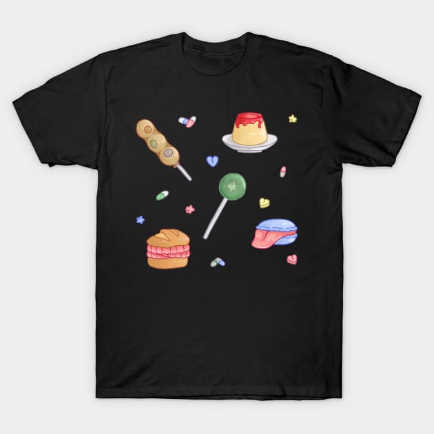 Desserts T-Shirt by Miraki